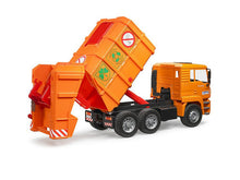 Load image into Gallery viewer, Bruder MAN TGA Orange Refuse Truck
