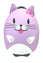 Load image into Gallery viewer, Boppi Tiny Trekker Luggage Case - PURPLE CAT
