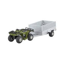 Load image into Gallery viewer, Britains 43358 ATV Quad Bike and Trailer Set
