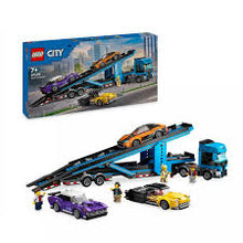 Load image into Gallery viewer, LEGO 60408 Car Transporter Truck with Sports Cars
