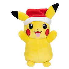 Pokémon Seasonal toy Plush: Pikachu with Santa Hat