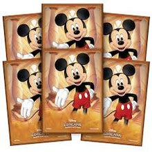 Load image into Gallery viewer, Disney Lorcana Card Sleeves Set - Mickey Mouse
