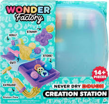 Load image into Gallery viewer, Wonder Factory Never Dry Dough Creation Station Play Set
