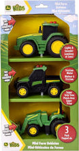 Load image into Gallery viewer, John Deere Light &amp; Sound Mini Tractors 3pk
