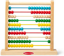 Load image into Gallery viewer, Melissa &amp; Doug Classic Wooden Abacus | 100 Colourful Beads
