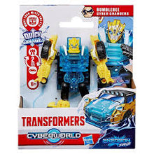 Load image into Gallery viewer, Transformers Cyberworld Energon Surge BUMBLEBEE Cyber Changers 4-Inch Action Figure

