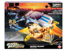 Load image into Gallery viewer, Fast &amp; Furious Nitro Jump Playset with 2 Cars | Dickie Toys
