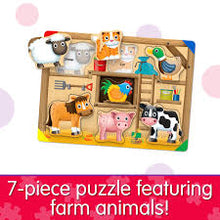 Load image into Gallery viewer, The Learning Journey My First Lift &amp; Learn Puzzle - On the Farm
