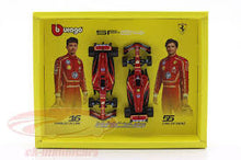 Load image into Gallery viewer, Burago 1/43 F1 Ferrari SF-24 2024 Two Pack
