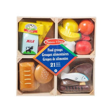 Load image into Gallery viewer, Melissa &amp; Doug Sturdy Wooden Food Set
