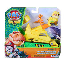 Load image into Gallery viewer, Paw Patrol The Dino Movie Rubble Dino Rescue Bulldozer
