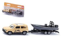 Load image into Gallery viewer, SIKU Land Rover Defender Safari &amp; Boat – Little Explorer Adventures
