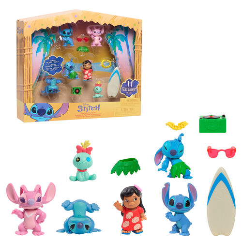 Disney Stitch Stitch Movie Collectible 7 Figure Pack