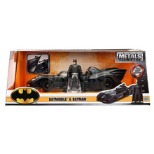 Load image into Gallery viewer, Dc Comics Batmobile Metal Car + Batman Figure Set
