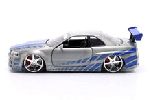 Load image into Gallery viewer, Fast &amp; Furious Diecast Vehicle 1:24 Anniversary Nissan Skyline 19 cm
