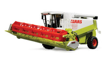 Load image into Gallery viewer, Bruder 1/20 Claas Lexion Combine with Header &amp; Transporter
