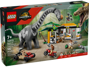 LEGO JURASSIC WORLD 76973 - IN SEARCH OF THE RAPTOR AND TITANOSAURO