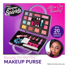 Load image into Gallery viewer, Shimmer N&#39; Sparkle All-In-One Beauty Make-Up Purse

