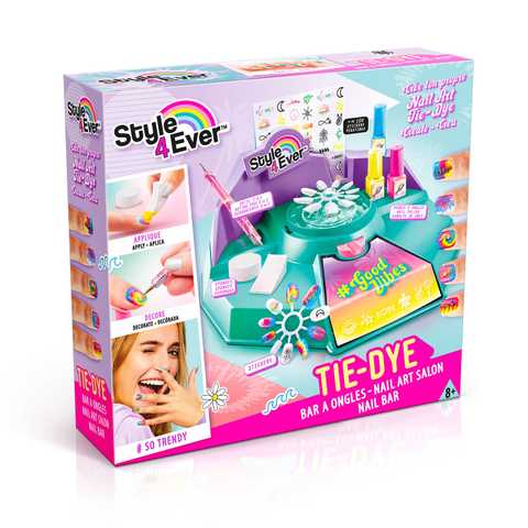 Canal Toys- Style 4 Ever Nail Bar Tattoos TIE-Dye  Multicolor