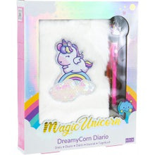 Load image into Gallery viewer, Magic Unicorn Dreamycorn Diary with Magic Pen

