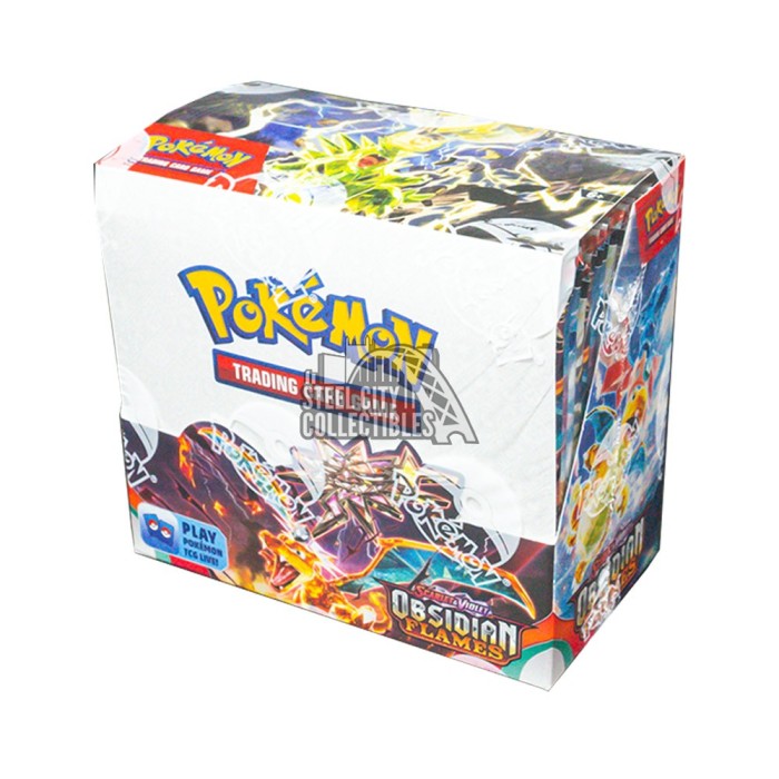 Full Factory Sealed carton of 36 Pokemon Obsidian Flames  Booster Packs