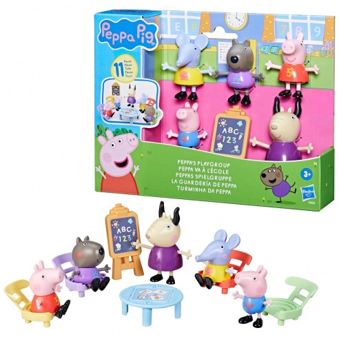 Hasbro Peppa Pig Playgroup Playset With 5 Figures And 6 Accessories