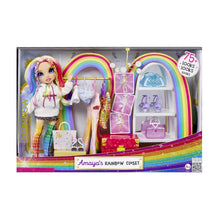 Load image into Gallery viewer, Rainbow High Amaya’s Rainbow Closet Playset + Exclusive Rainbow Doll
