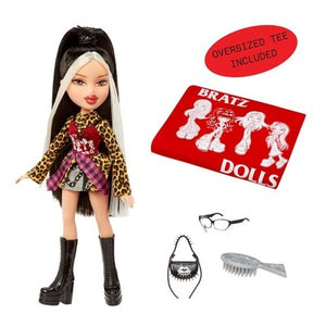 Bratz Stylin' Jade Fashion Doll with Accessories and Customizable T-Shirt for You