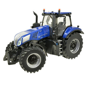 BritainS 1:32 Replica Model Blue New Holland T8.435 Genesis Tractor