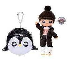 Load image into Gallery viewer, Na! Na! Na! Surprise 2-in-1 Boy Fashion Doll Sparkly Sequined Purse Sparkle - Andre Avalanche &amp; Penguin

