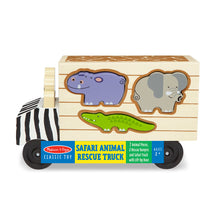 Load image into Gallery viewer, ANIMAL PROTECTION WOODEN VAN - MELISSA AND DOUG
