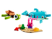 Load image into Gallery viewer, LEGO CREATOR 3IN1 DOLPHIN AND TURTLE SET 31128
