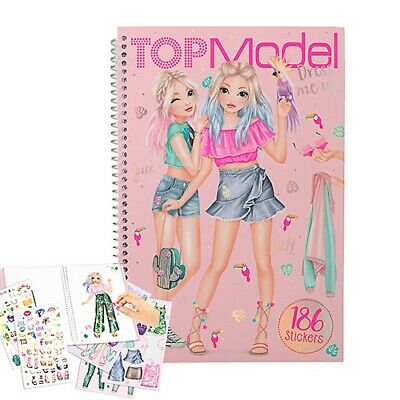 Top Model Dress me up sticker book 12446_A - Storktown Toys & Prams