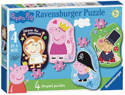Peppa Pig Four Shaped Puzzles