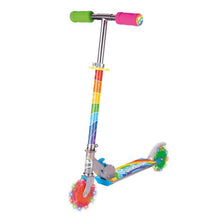 Load image into Gallery viewer, Ozbozz Rainbow Scooter With Flashing Wheels
