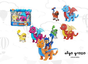 Paw Patrol Rescue Knights - Pup and Dragon  (One at Random)
