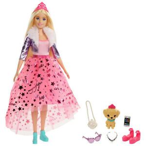 Barbie Princess Adventure Deluxe Doll with Puppy - Blonde