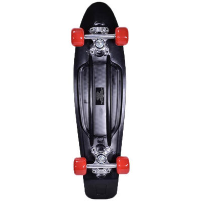 Retro Black Plastic Skateboard 22 Inch