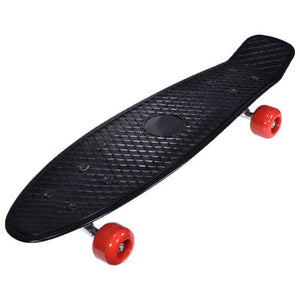 Retro Black Plastic Skateboard 22 Inch