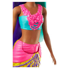 Barbie Dreamtopia Mermaid with teal and purple hair