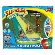 Wham- Slip 'N Slide Double Wave Rider Water Slide
