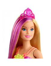 Load image into Gallery viewer, Mattel Barbie Dreamtopia Princess Doll Blonde With Purple Hairstreak
