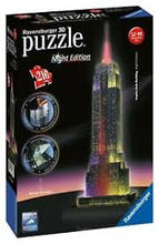 Load image into Gallery viewer, Ravensburger Empire State Building Night Edition 3D Puzzle
