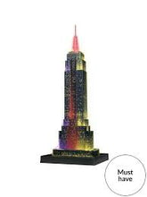 Load image into Gallery viewer, Ravensburger Empire State Building Night Edition 3D Puzzle
