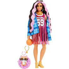 Load image into Gallery viewer, Barbie Extra Doll #13 in Basketball Jersey &amp; Bike Shorts with Pet Corgi

