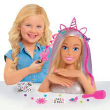 Load image into Gallery viewer, Barbie Mini Blonde Styling Head
