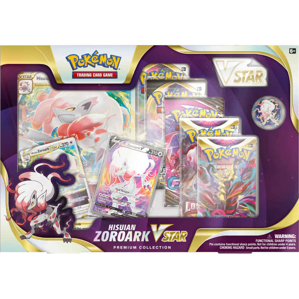 Hisuian Zoroark Vstar Premium Collection Pokémon Trading Cards