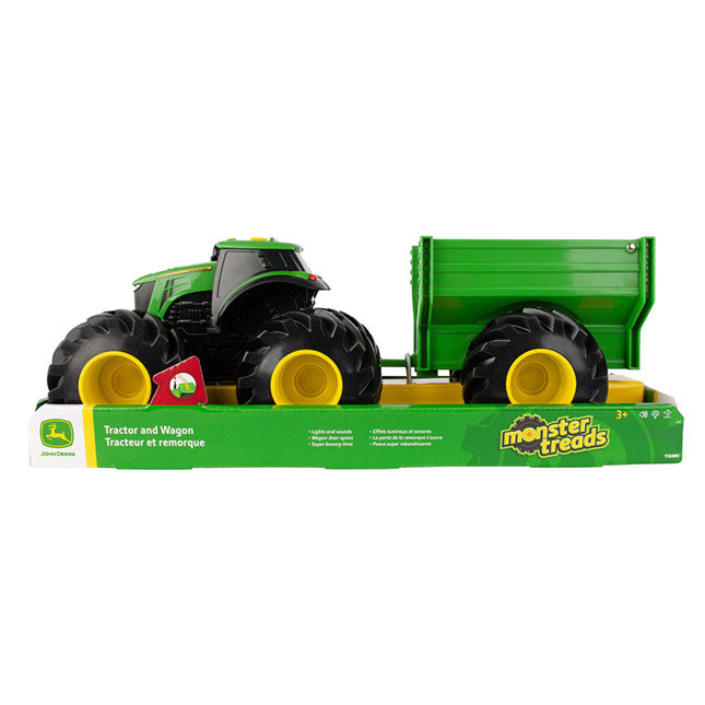 John Deere Monster Treads Tractor with Wagon