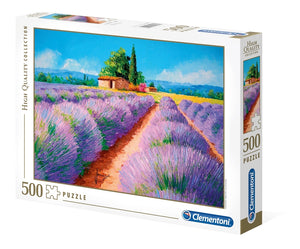 Clementoni Lavender Scent High Quality Jigsaw Puzzle (500 Pieces)