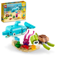 Load image into Gallery viewer, LEGO CREATOR 3IN1 DOLPHIN AND TURTLE SET 31128
